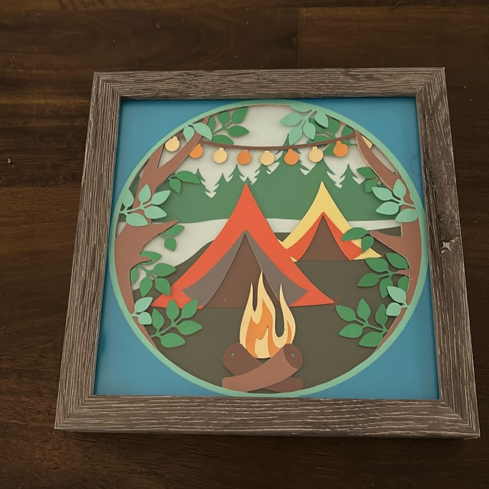 Holiday Camping Art Work